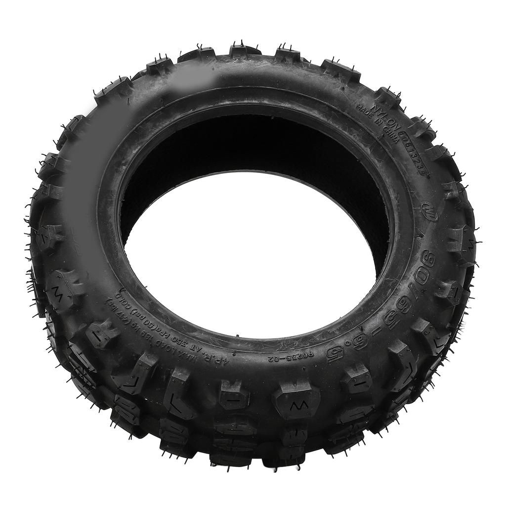 90 65‑6.5 Rubber Vacuum Tire Thickened Off Road Vacuum Tubeless Tire for Electric Scooter