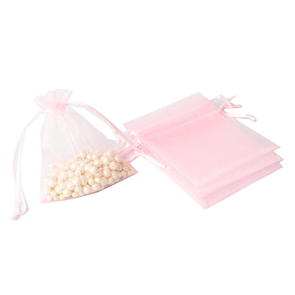 50pcs Solid Color Jewelry Packaging 7x9/9x12/10x15cm Gifts Bags Durable Drawstring Pouches Wedding