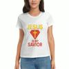 Jesus Saves Unisex Cotton T Shirt, Premium Cotton Quality Print, Durable, Casual Fashion. Jesus Judo Graphic Tee, Religious Humor Apparel, Fight For S