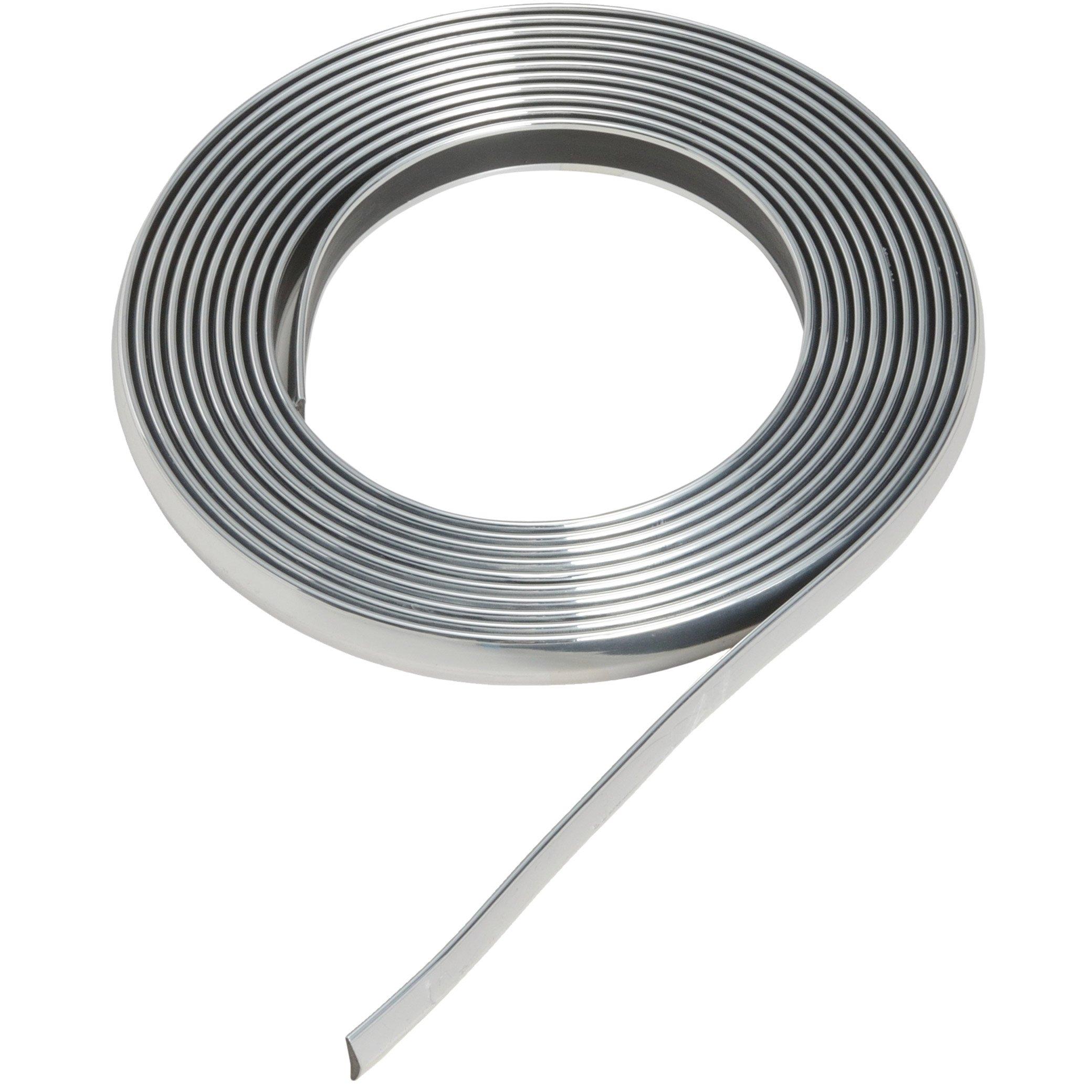 

SEIWA Edge Line 12mm x Exterior Car Accessories Multi-Mold, 4m, Chrome, K342,