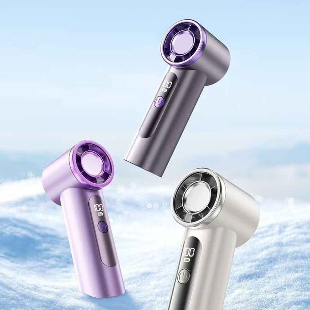 Waterproof Mini Fan Quiet Operation Turbo Fan Electric Fan USB Rechargeable Fan  Makeup Setting