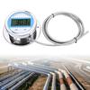 Digital Thermometer with 2M Threaded Probe Stainless Steel Temperature Meter for Cooking Stove Pipe Industrial Use -50 To 200 Celsius 