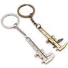 Fashion Mini Vernier Caliper Keychain 0-40mm Portable Measuring Gauging Tools Car for Key Chain Ring Ruler Caliper