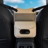 PU Leather Storage Pouch Large Capacity Car Organizer New Car Between Seats Storage Bag  Universal