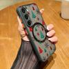 Magnetic For Magsafe Cartoon Christmas Case For Samsung Galaxy S25 S24 Ultra S25 Edge S23 S22 Plus S21 FE A54 A55 A56 5G Funda
