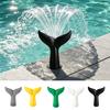 Pool Aerator Sprinkler Fishtail Aerator Fountain Summer Cooler Sprinkler 3/4" Universal