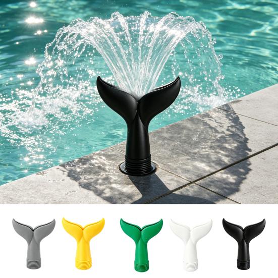 Pool Aerator Sprinkler Fishtail Aerator Fountain Summer Cooler Sprinkler 3/4" Universal