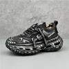 Chunky Sneaker Men Designer Tire Sole Running Shoes Fashion Casual Leather Mesh Breathable Height Increased Platform Sport Shoes