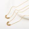 Beads and Round Bead Necklace for Women with Light Luxury Niche Design Clavicle Chain Simple