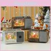 Creative Decor Christmas Radio Light Music Night Lamp With Santa Claus Pattern