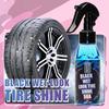 1Pcs Protection Long-Lasting Tire Shine Spray 100Ml Motorcycle Black Wet Look Tire Shine Dressing For Deep Glossy Finish