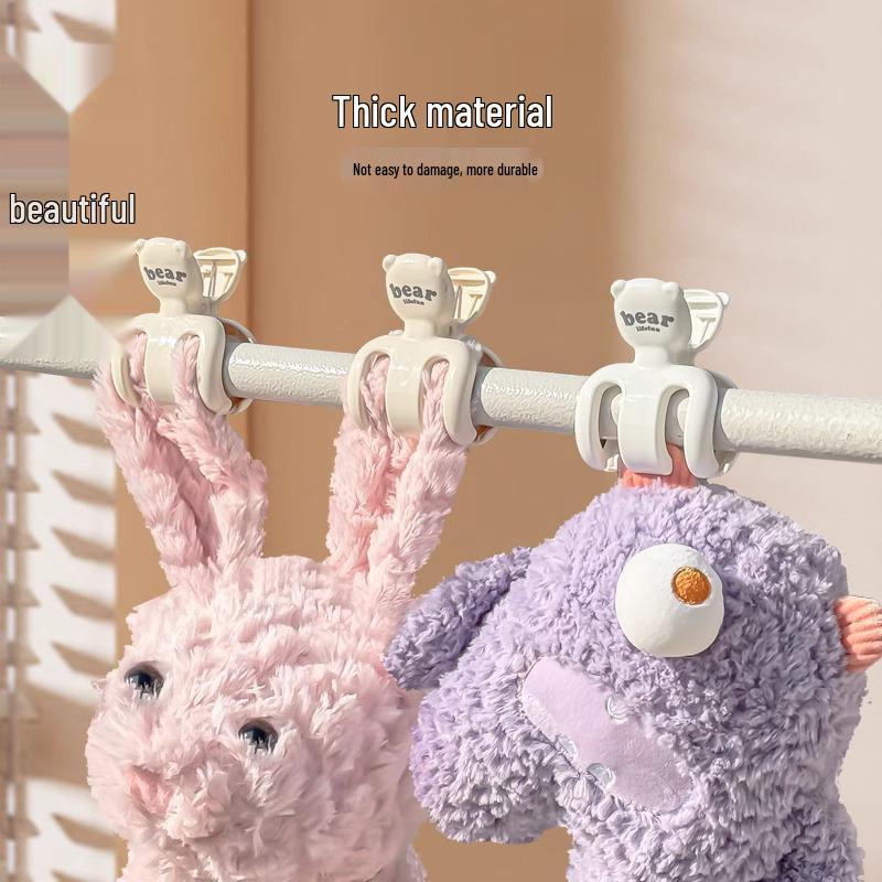 Kleine Bär Winddichte Multifunktionale Wäscheklammern - Starke Befestigungsclips für Socken & Sonnentrocknung