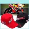 Marc Marquez 93 Pasirašyta siuvinėta beisbolo kepuraitė motociklų entuziastams