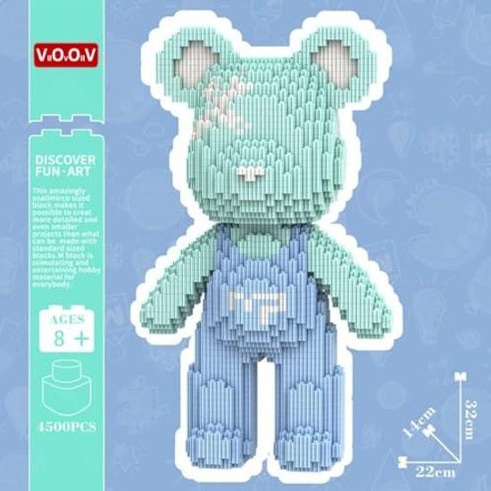 Blue Bear Brick Micro Building Block Set (4500 Pieces) Music Gift Adults Children