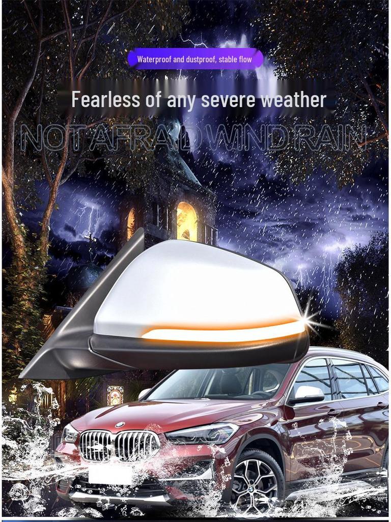 BMW 2 Series (2012+) Sequential Turn Signal Blue Rearview Mirror Light