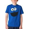 Sesame Street Cookie Monster Face Youth Kids T-Shirt
