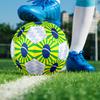 1 pz Bandiere Brasiliana e Portoghese Pallone da Calcio Calcio Taglia 5 Pallone da Calcetto Indoor alla Moda Colorato Gioco per il Cortile - Ottimo Regalo per gli Appassionati di Sport