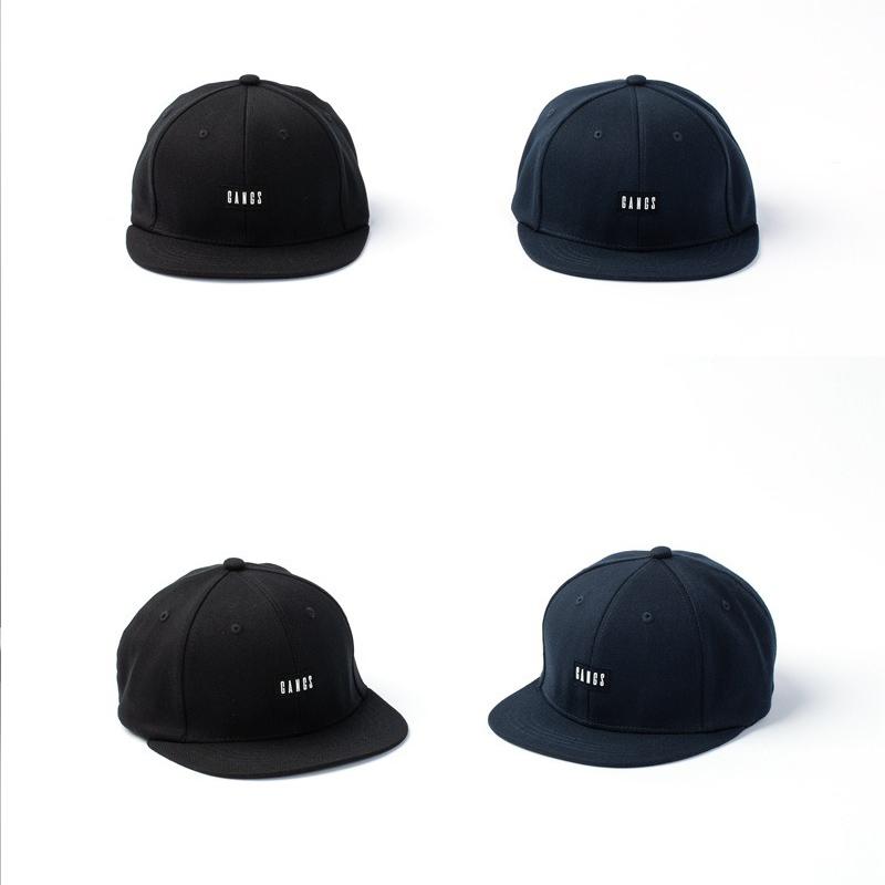 Big Size American Style Fully Enclosed Hard Top Flat Edge Baseball Cap Back Closurehip-hop Skateboard Caps