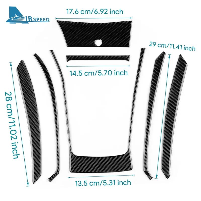 Nálepka z pravého měkkého karbonového vlákna pro Vauxhall Opel Astra H MK5 2004 2005 2006 2007 2008 2009 2010 LHD RHD Panel řadicí páky automobilu