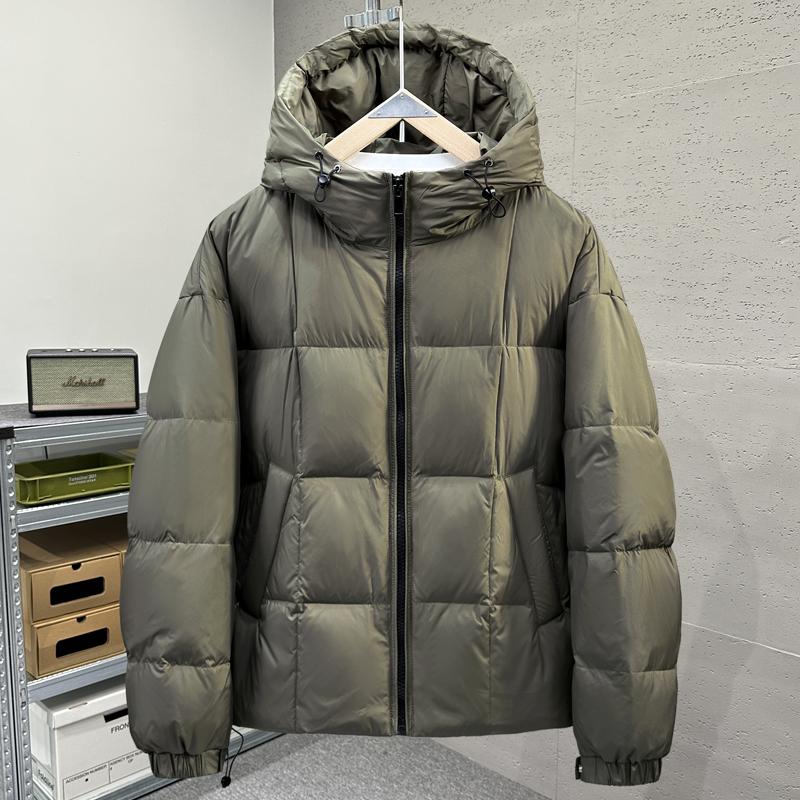 Plus Size 5XL-11XL Fashion Winter Men's Down Jackets Hooded Waterproof Casual Loose Thick Warm Oversize Outerwears Men Down Coat