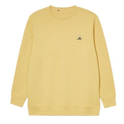 adidas Golf Apparel Collection Fashionable Breathable Crew Neck Long Sleeve Sweatshirt Unisex Sweatshirt Yellow IW2395