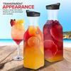 32OZ 1000ML Juice Carafe Plastic Juice Container High Quality Drink Pitchers  for Fridge