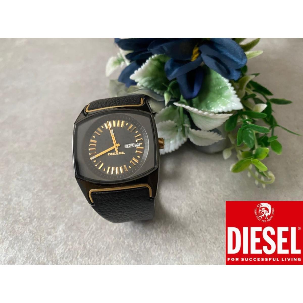 Used diesel diesel watch black