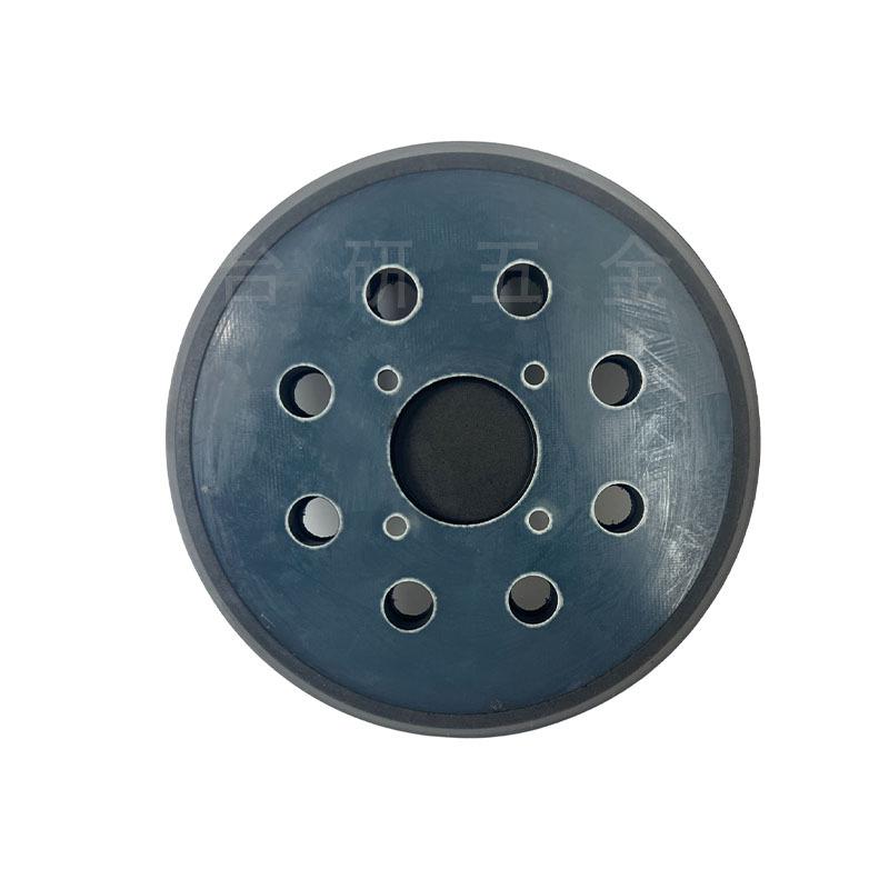 Disco Abrasivo Autoadesivo Nero Lucido da 5" a 8 Fori e 4 Occhielli per Lucidatura Auto