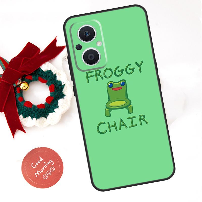 

Cute Froggy Chair Animal Funda For OPPO Reno 13 F 14 10 11 12 Pro 12F 11F 14F 7 8 Lite OPPO Find X9 X8 X6 X5 Pro Case OPPO Reno8 Lite