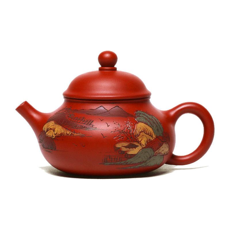 Yixing Purple Clay Teapots Ball Hole Filter Pot Beauty Kettle Ore Handmade Zisha Tea Set Gifts