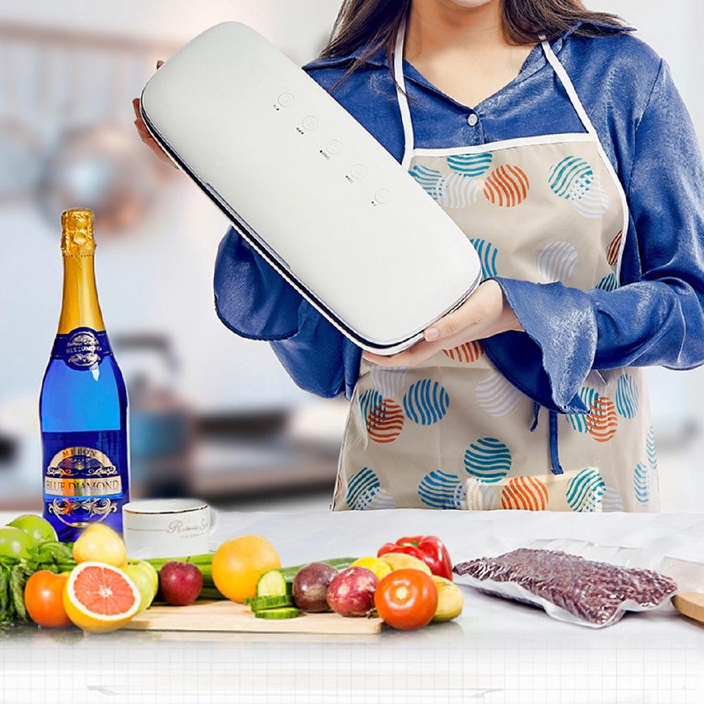 80W Vacuum Food Sealer Food Saver Automatic Electric Food Vacuum Sealer Packaging Machine