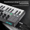 Btuty MIDI Keyboard with 2000mAh 8x4 RGB Multifunctional Mini Welocity Power 8 for Home Performance 25-Key High-Capacity Built-in Battery, Pads,
