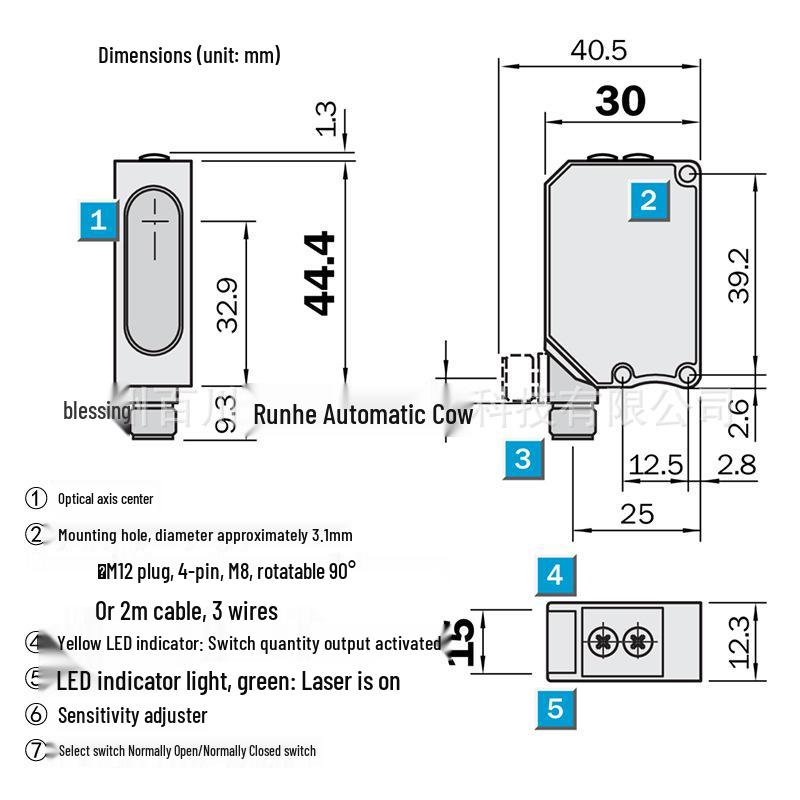 WL190L-P132 Sick Mirror Reflective Sensor Photoelectric Switch 6026557 - Brand New Original