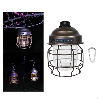 Camping Lantern Tent Lamp Rechargeable Mode Dimmable for Hiking