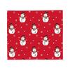 Christmas Snowman Kawaii Xmas Blanket  Wool Funny Soft Throw Blanket for Chair Covering Sofa Textile Decor