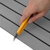 Boat Mat Striped Light Gray and Black 240 x 90 cm EVA