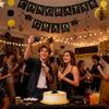 2026 Graduation Banner Graduation Theme Sign Ornament Paper Stars Balls Happy Graduation Banner For College High School