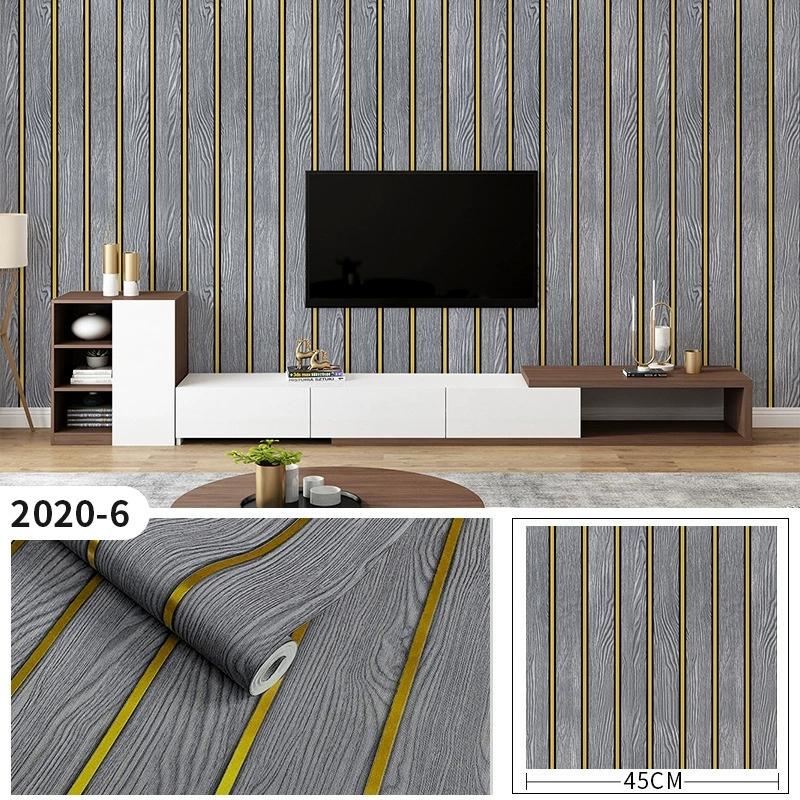 Selbstklebende Tapete in Holzoptik Holzpaneel Dekorative Wandaufkleber Akzentwände Heimdeko Spritzschutz Abnehmbare Dekoration
