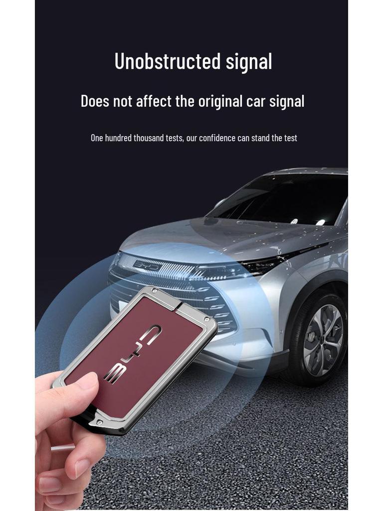 Universal BYD NFC Key Case: Fits Seagull, Han EV, Tang, Song Pro, Qin PLUS models for Men & Women.