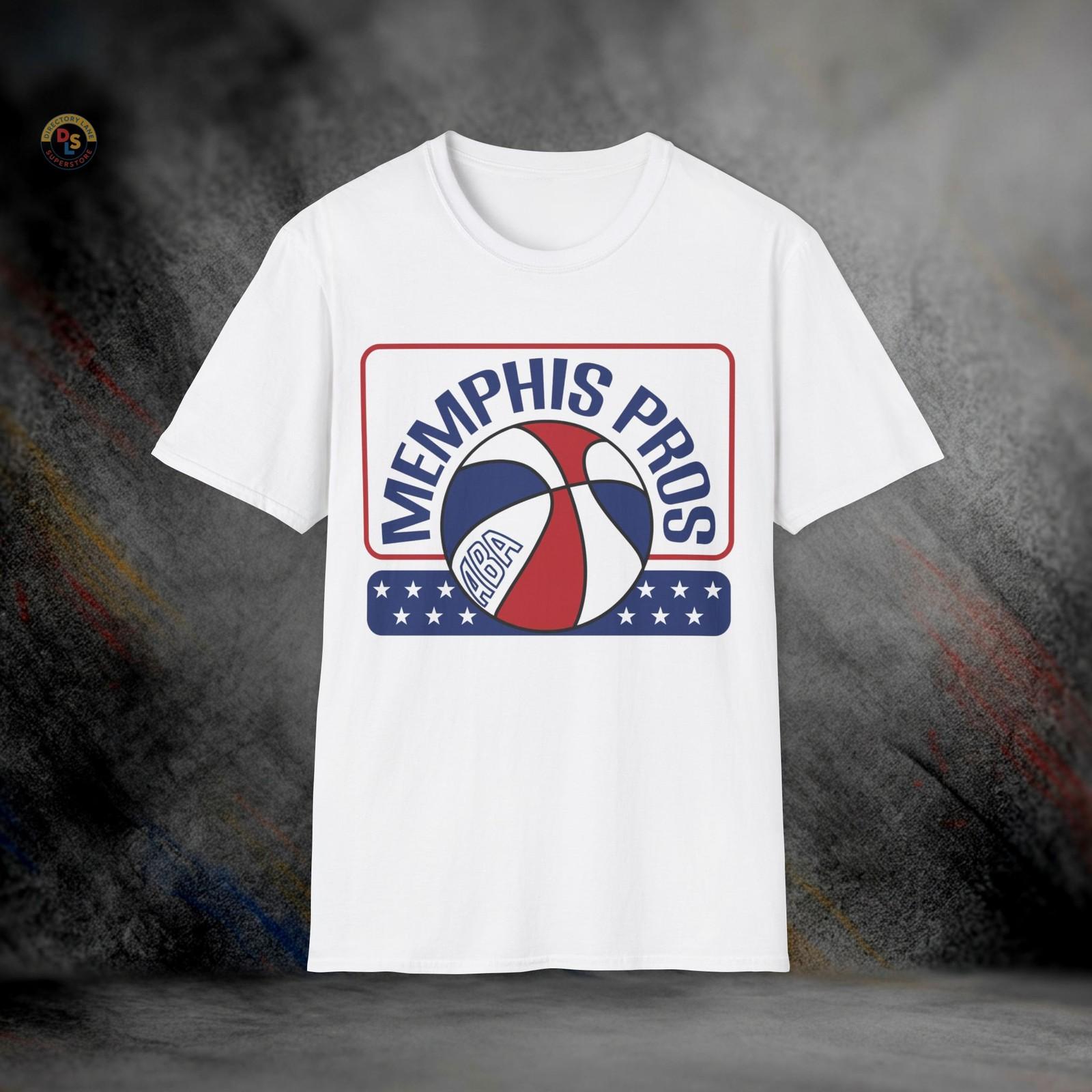 Memphis Pros Defunct Retro Basketball T-Shirt | Softstyle Tee XXXXL