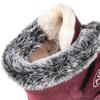 Fashion Hook Loop Faux Fur Warm Snow Boots Women 2025 Winter Non Slip Thick Plush Ankle Boots Woman Fleece-Lined Cotton Padded Shoes