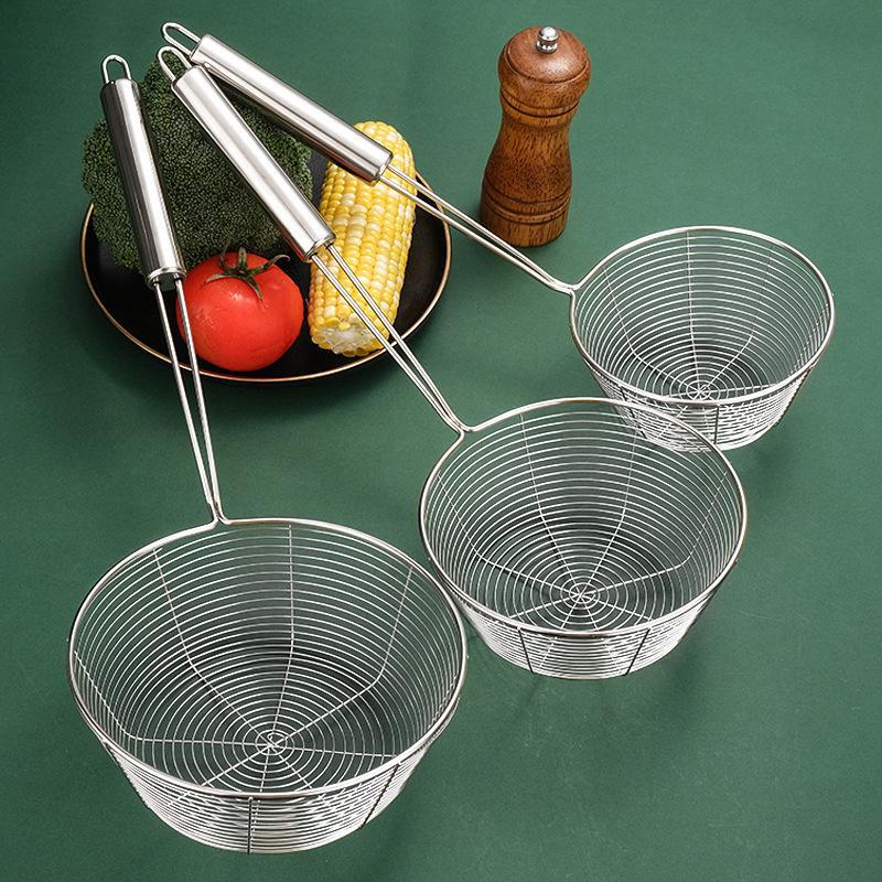 Sieb aus Edelstahldrahtgeflecht für Nudeln und Hot Pot
