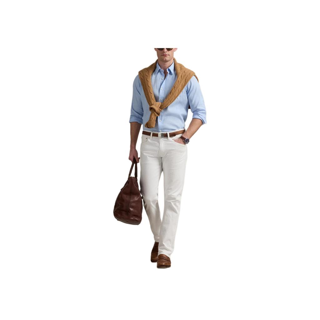 Polo Ralph Lauren Breathable Logo Embroidered Polo Shirt Men Shirts Blue 710967608-006
