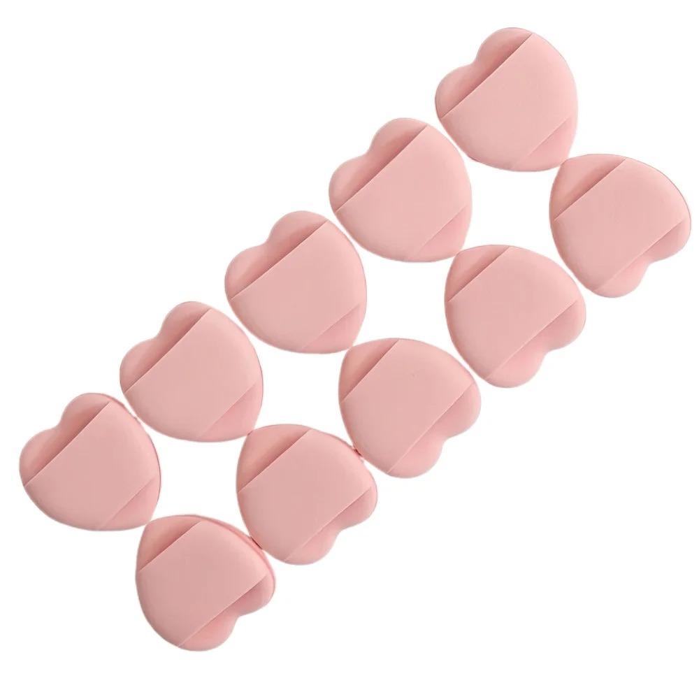 10Pcs Mini Hydrophilic Makeup Sponge Latex-Free for Liquid Powder Foundation Concealer Blending Wet Dry Dual Use Travel Puff