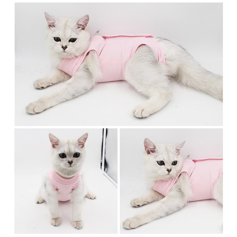 Pet Cat Surgery Suit High Elastic Breathable Anti-licking Anti-scratch Weaning Clothes Pet Supplies