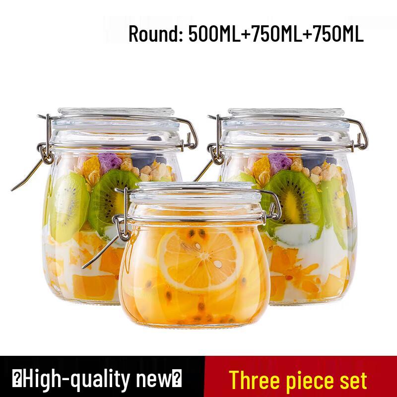 Zozh Glass Multi-purpose Sealed Storage Jar