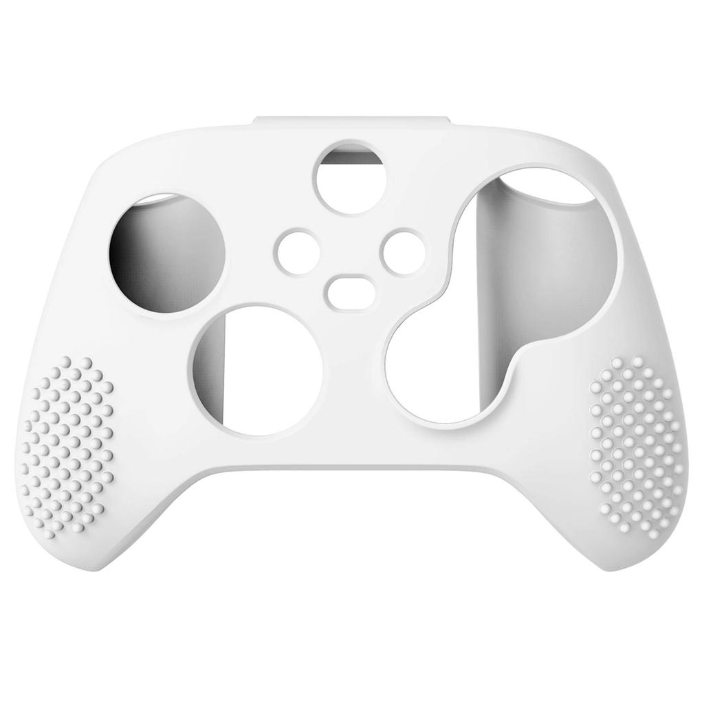 eXtremeRate PlayVital 3D Studded Xbox Series Controller Silicone Cover Skin with 6 Black Thumb Grip Soft Rubber Case Protector for Xbox Core Wireless