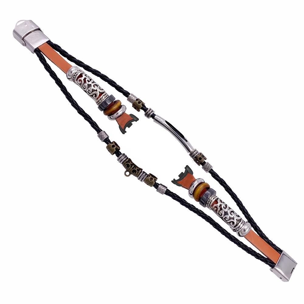 For Xiaomi Smart Band 9 NFC/Band 9/Band 8 NFC/Band 8 Bands Ethnic Style Beaded Retro DIY Watch Strap with Connector