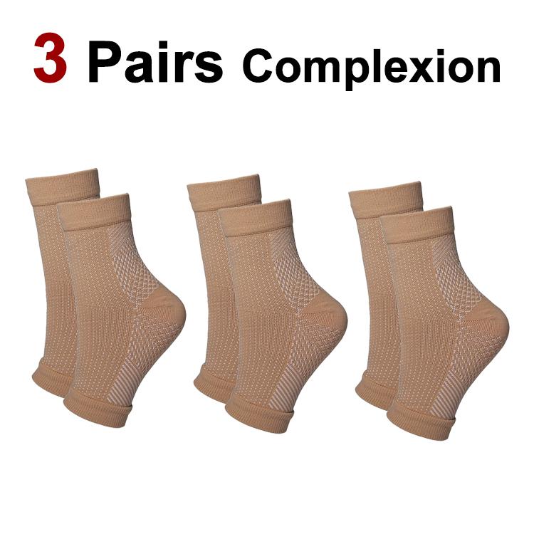 1/3 Pairs Alleviation Ankle Joint Support Unisex Pressure Socks Fashionable Sports Sweat Absorbing Breathable Compression Socks