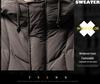 Men's High-End Lightweight 90% White Duck Down Puffer Jacket with Hood - Winter Warmth and Cold Protection